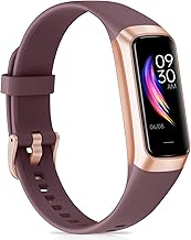 Fitness Tracker with 24/7Heart Rate, Blood Pressure, Sleep Tracking, Calorie, Activity Tracker with 1.1" AMOLED Color Screen, Waterproof Step Tracker for Android iPhones Women Men