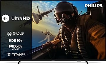 Philips 43PUS7000 4K LED Smart TV - 43 Inch Display with Pixel Precise, Ultra HD, Titan OS Platform and Dolby Atmos Sound, Works with Alexa and Google Voice Assistant