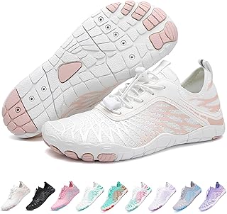 Unisex Barfuss Schuhe Damen Herren Barfußschuhe, Schnell Trocknend Badeschuhe, Weich Leicht Traillaufschuhe Fitnessschuhe mit rutschfest Sohle & Breiter Zehenbox