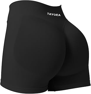 Short de Sport Femme Scrunch Pantalon de Sport Court Push Up Court Butt Lifting Gym Short sans Couture Workoutler Pantalon de Cyclisme