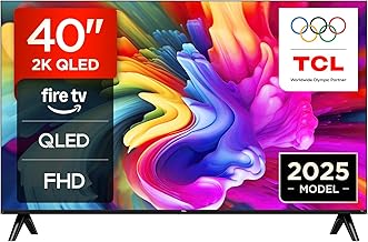 TCL 40SF560-UK 40" Full HD QLED Direct LED Smart TV with Fire TV, Alexa Voice Control, Vivid Colour & Enhanced Brightness