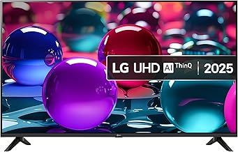 LG 43UA73006LA 43-Inch 4K Ultra HD HDR Smart TV (webOS 25 Platform with AI Concierge, Alpha 7 Processor 4K Gen8, Game Optimiser & ALLM, 60Hz) [Model 2025]